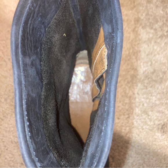 Frye Addie Mid Nubuck Black Suede Leather Boot - Picture 14 of 15